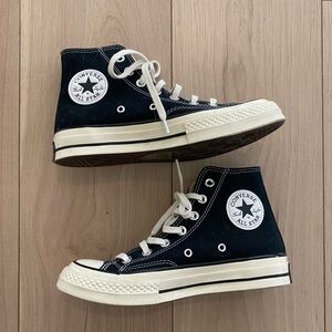 Converse Black and White High-Top Sneakers